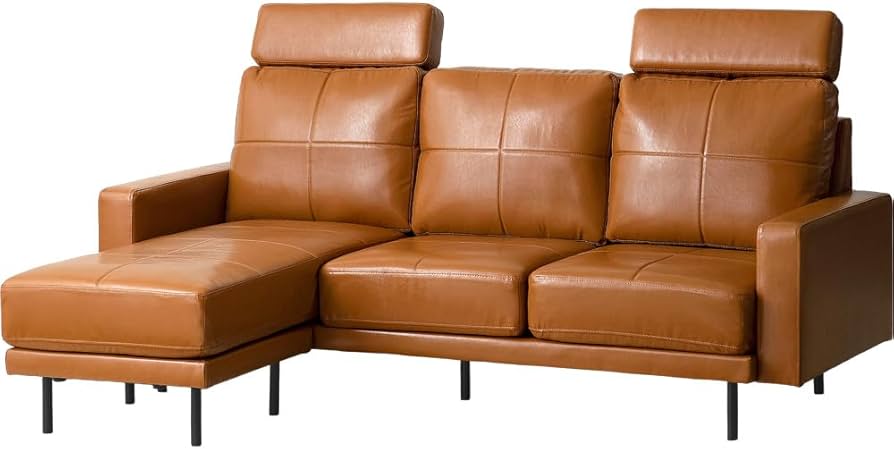 ソファ 3人掛け コーナーソファー カウチ L字 ヘッドレスト ポケットコイル